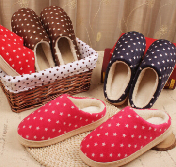 星星邊上線(xiàn)冬季居家木地板是內(nèi)外居家棉鞋棉拖鞋冬季保暖月子鞋