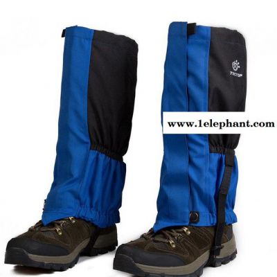 tectop戶外防蟲防水透氣滑雪登山鞋套雪套防沙加長型套腳套 男女