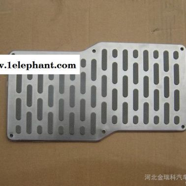 .皮革腳墊踏板 全包圍腳墊不銹鋼踏板 防滑墊汽車(chē)腳墊踏板