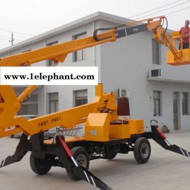 車載折臂式升降機(jī)電動液壓升降平臺高空作業(yè)車維修路燈移動升降機(jī)