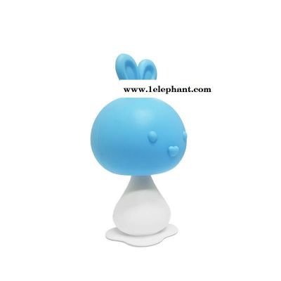 新款兔子嬰兒硅膠牙膠 搖鈴牙膠 嬰兒磨牙棒OEM