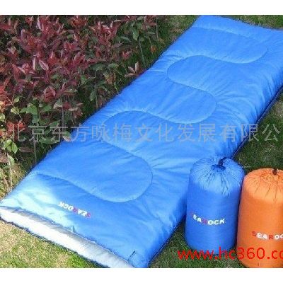 供應(yīng)東方詠梅批發(fā)訂做野營睡袋印廣告LOGO