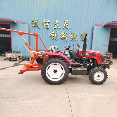 電纜施工設備 加裝液壓尾架 雙卷筒拖拉機絞磨