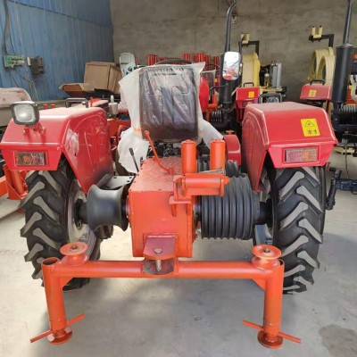 托運電桿四輪絞磨機廠家 拖拉機頭改裝絞磨機